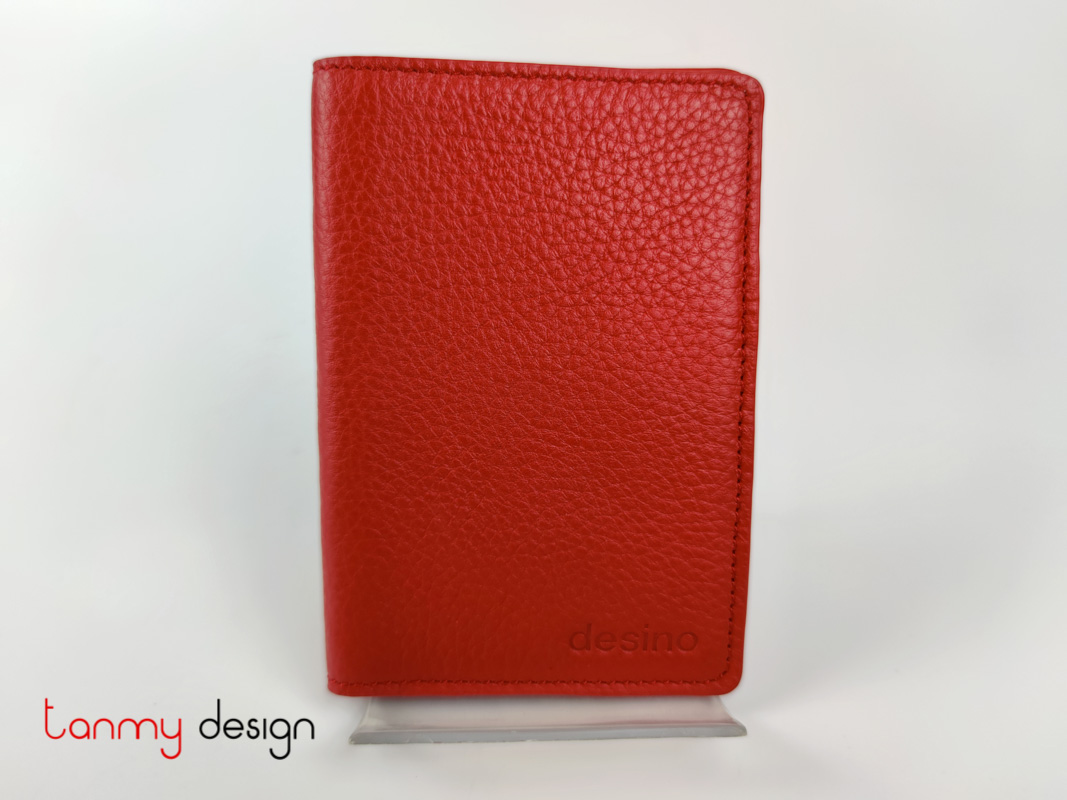 Red passport cover